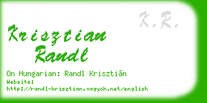 krisztian randl business card